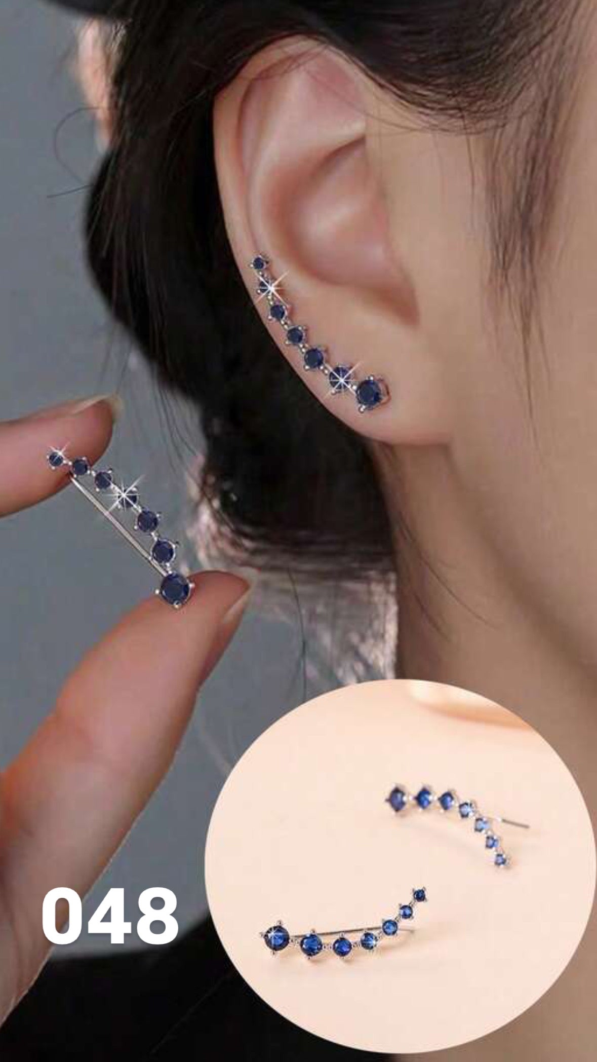 Aretes renacer azul