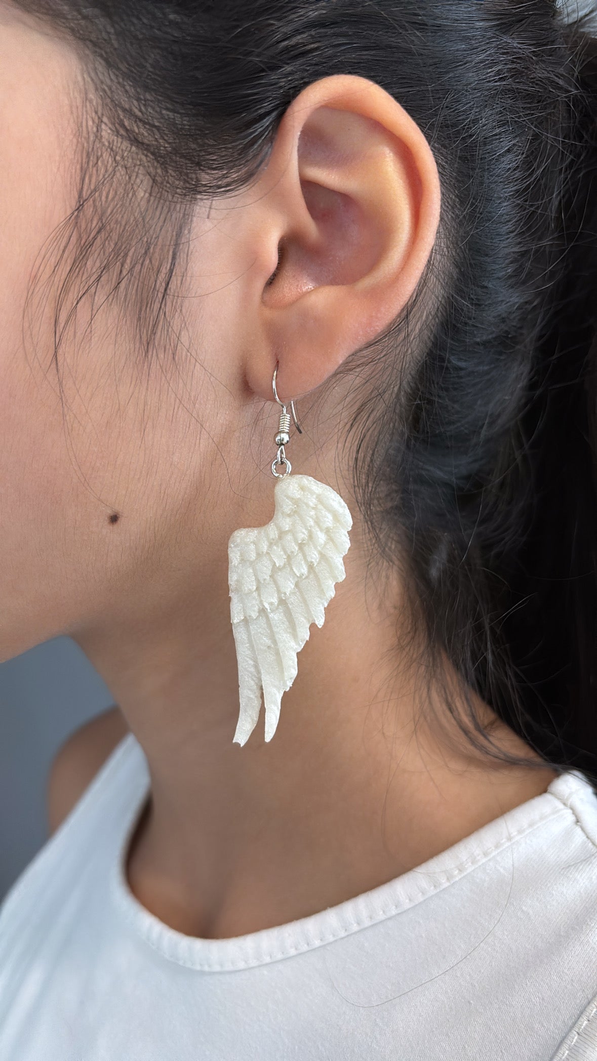 Aretes alas de angel