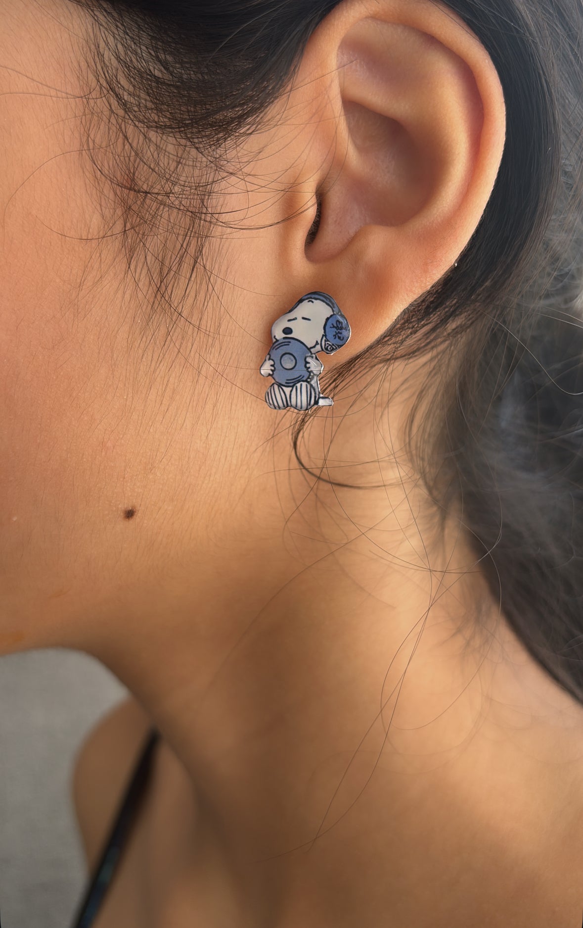 Aretes de Snoopy música