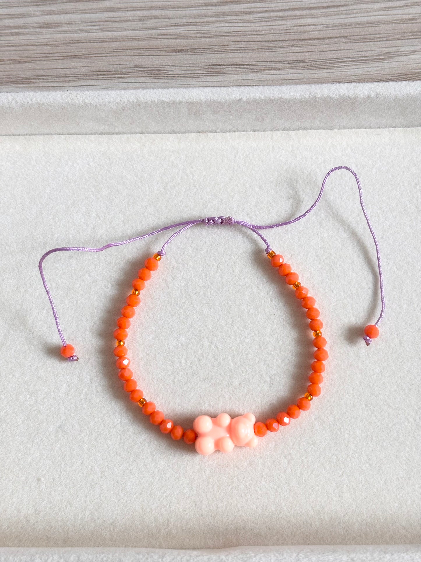 Pulsera osito naranja