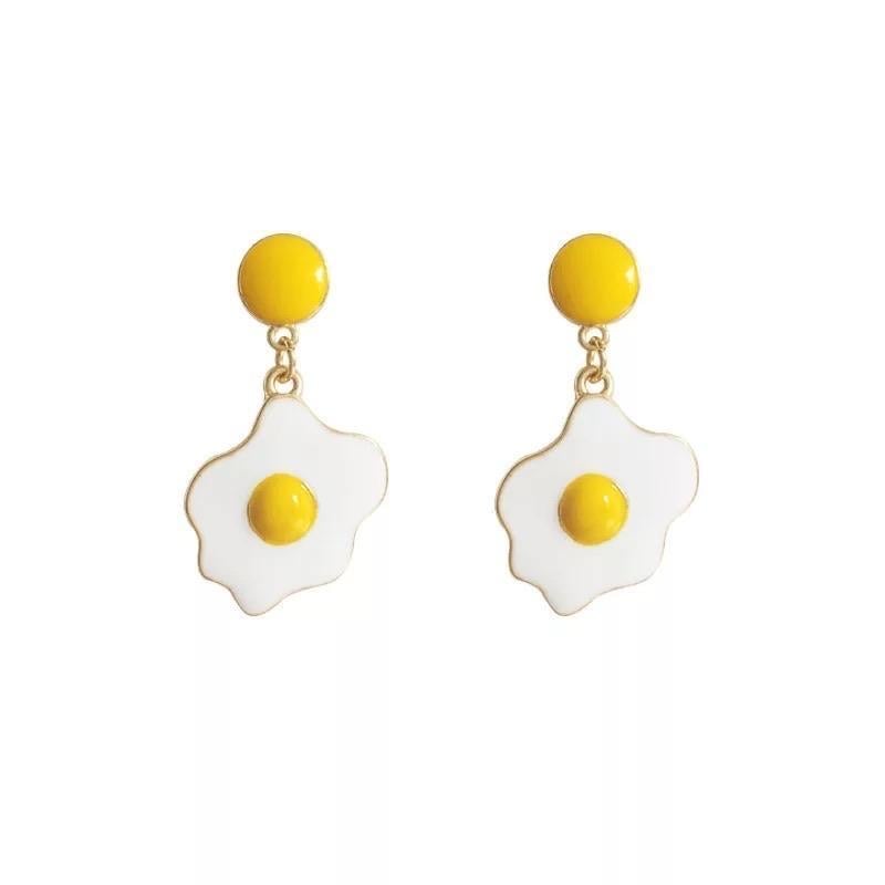 Aretes huevo frito