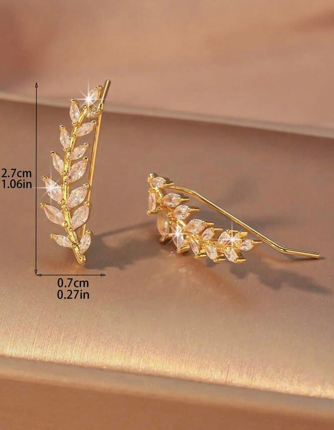 Aretes alborear dorado