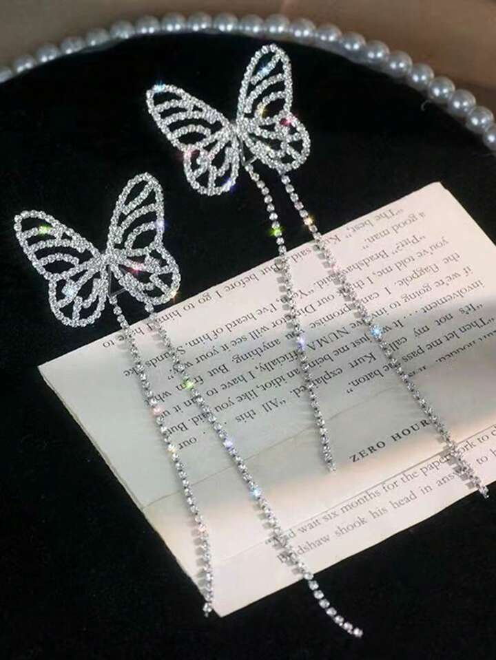 Aretes mariposa imperial