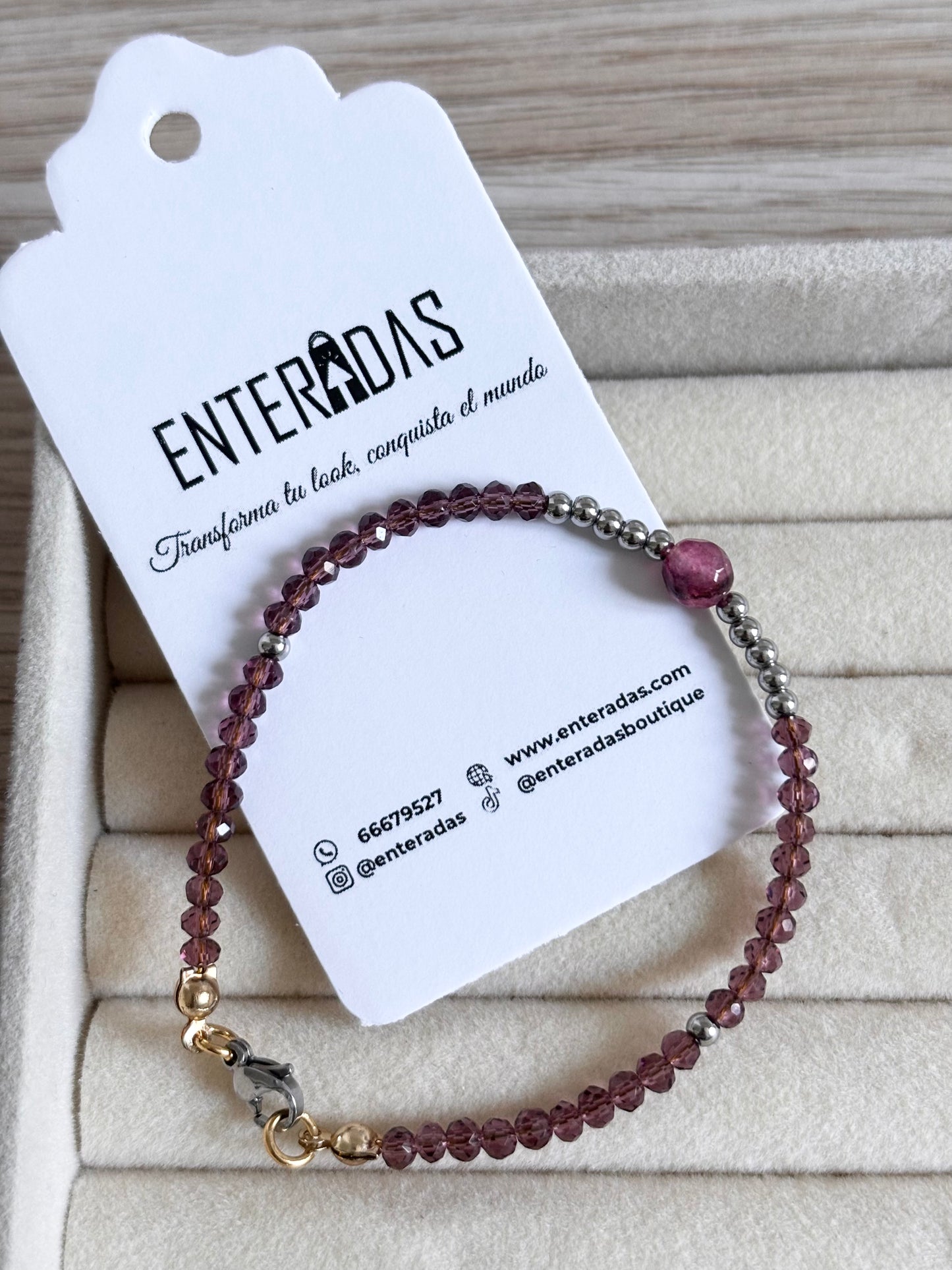 Pulsera purpura