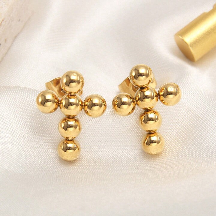 Aretes cruz