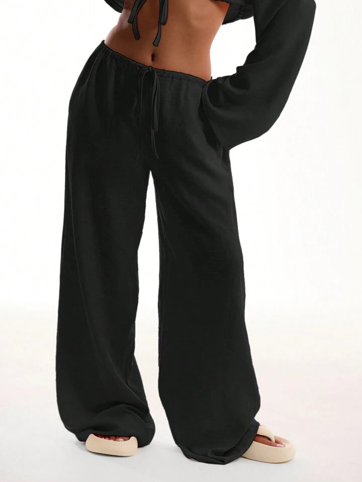 Pantalon negro veraniego