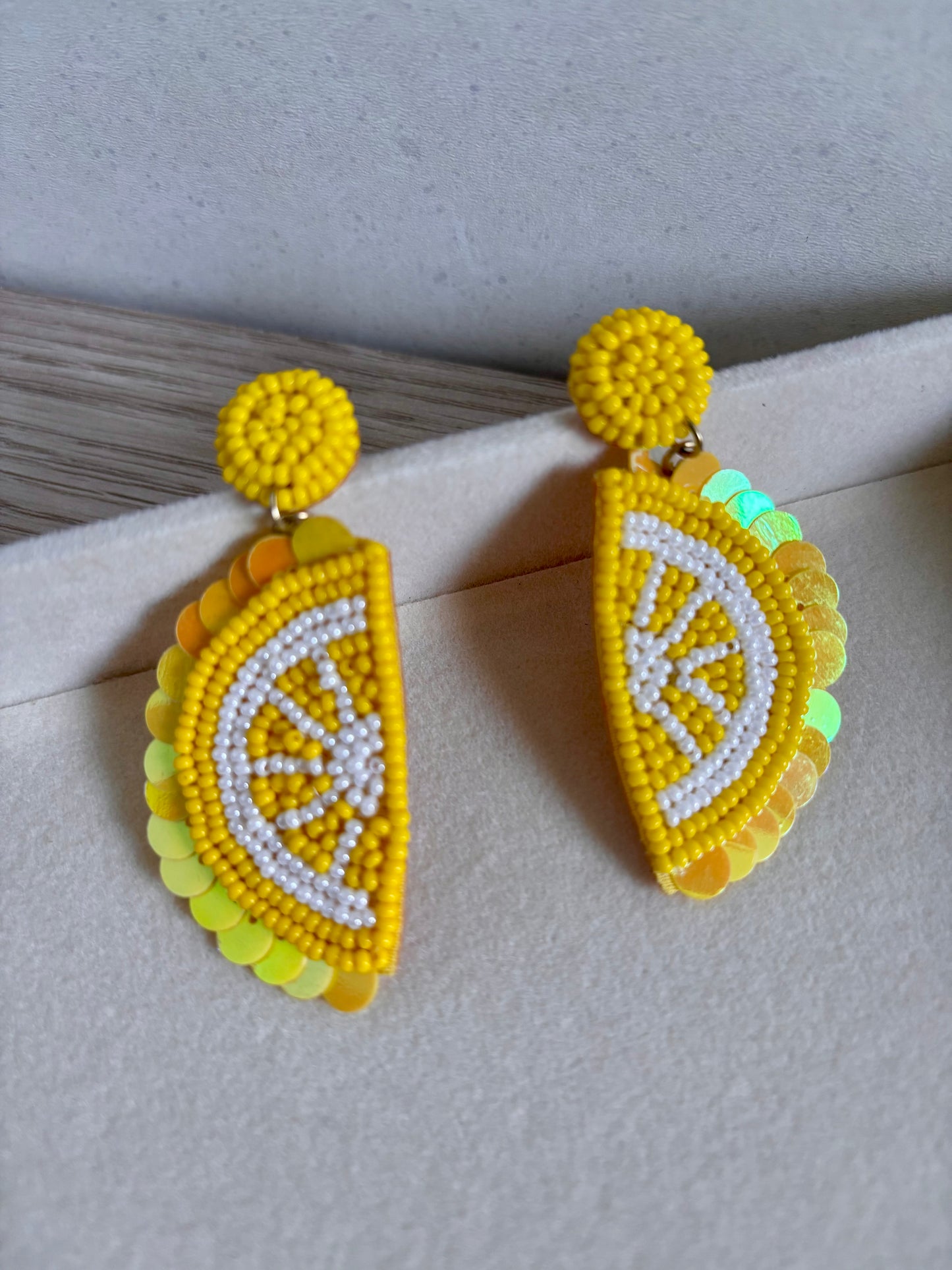 Aretes XL limón