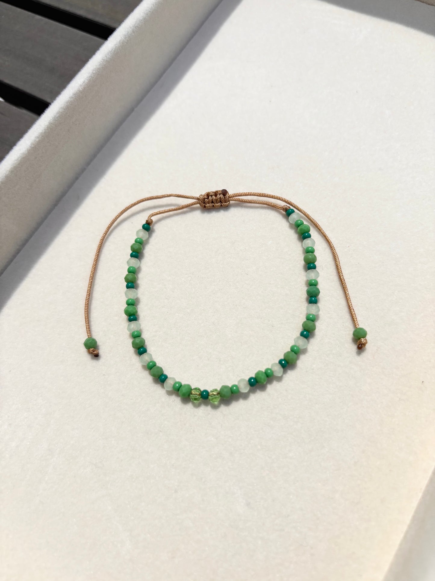 Pulsera verde esperanza