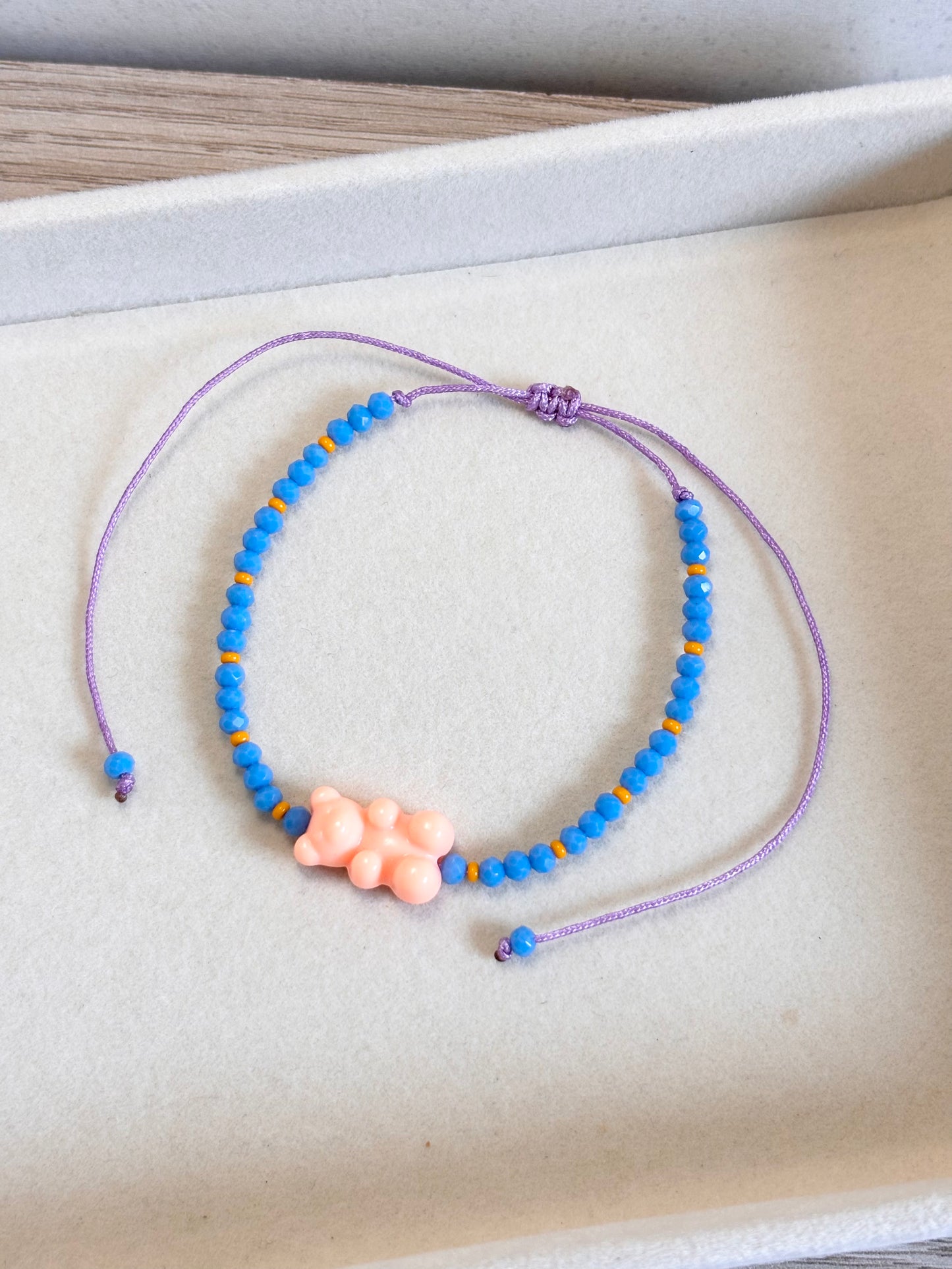 Pulsera osito naranjita