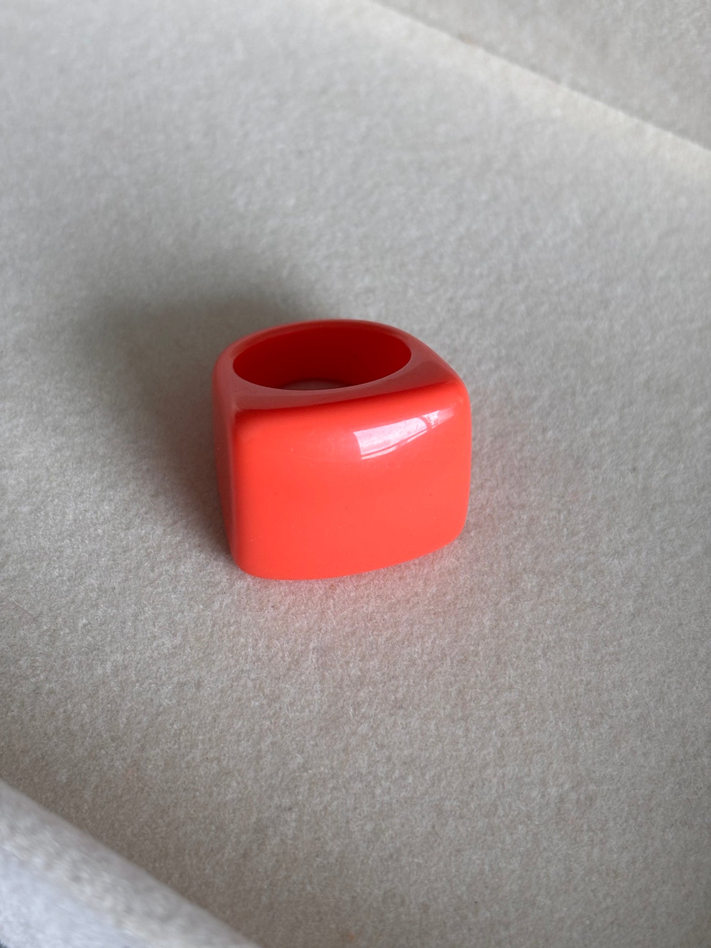 Sortija glam naranja