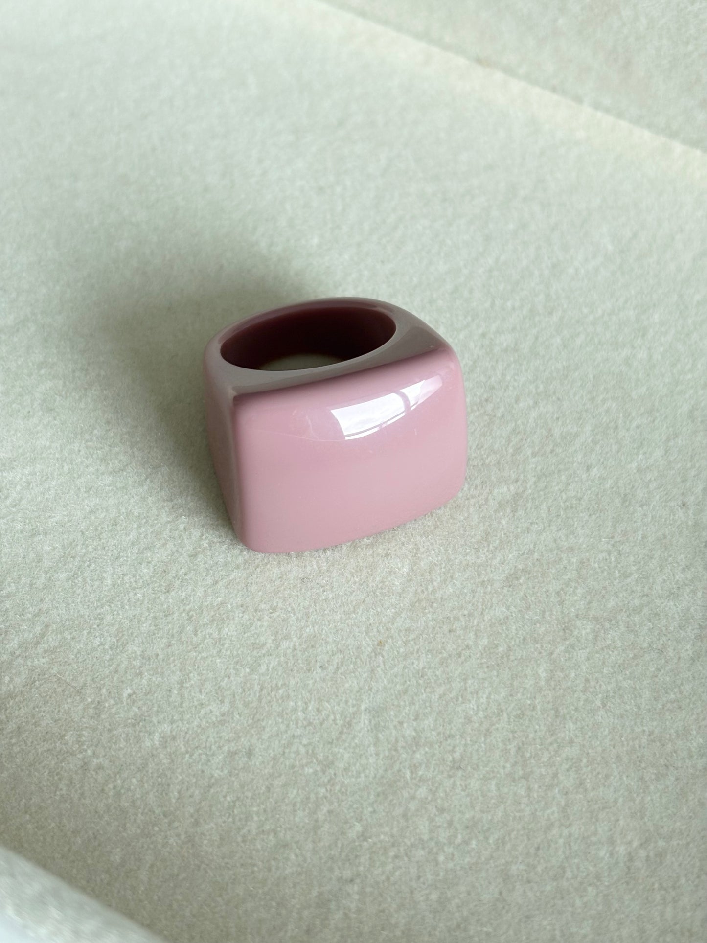 Sortija glam rosa vieja