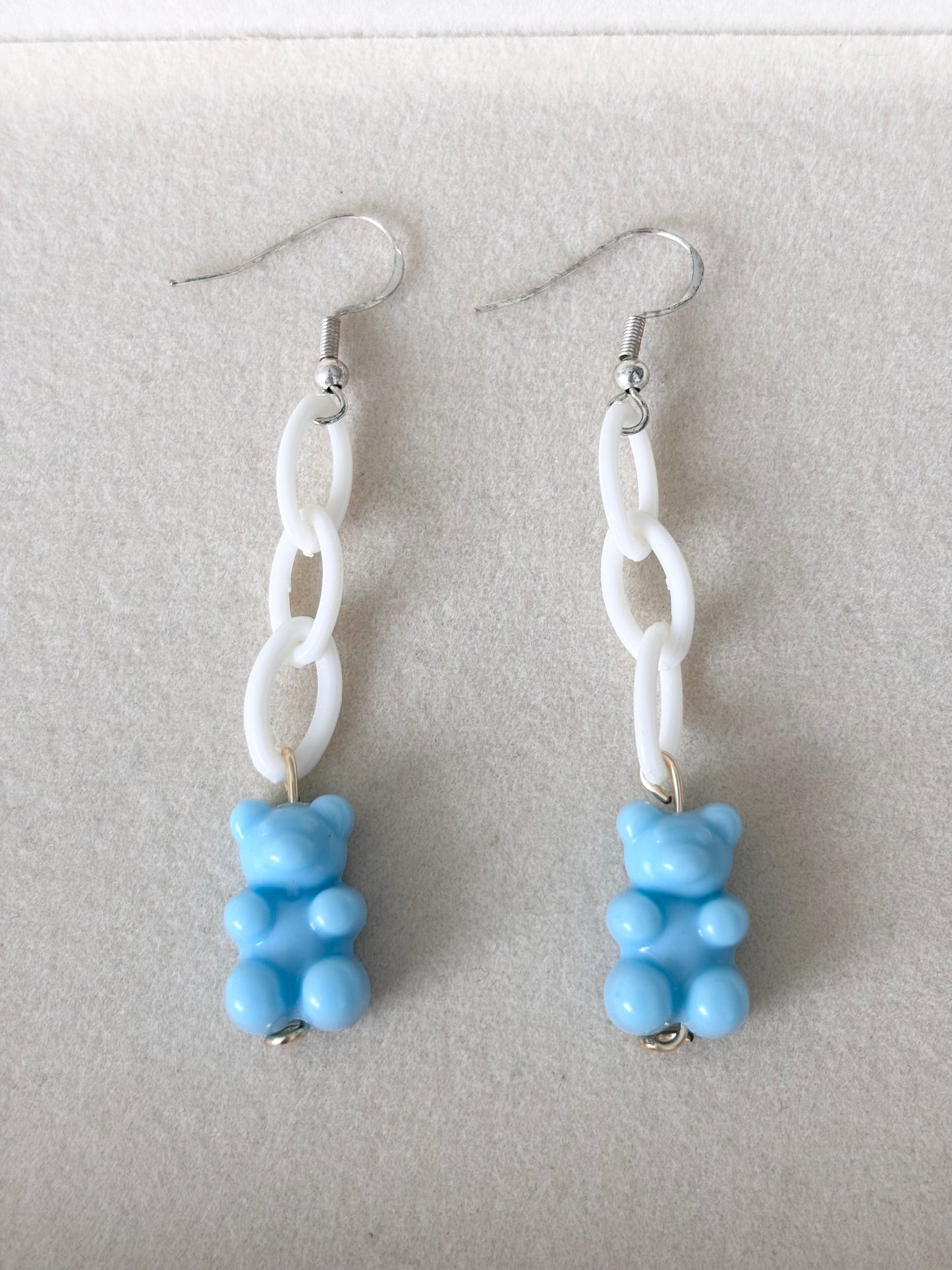 Aretes osito celeste