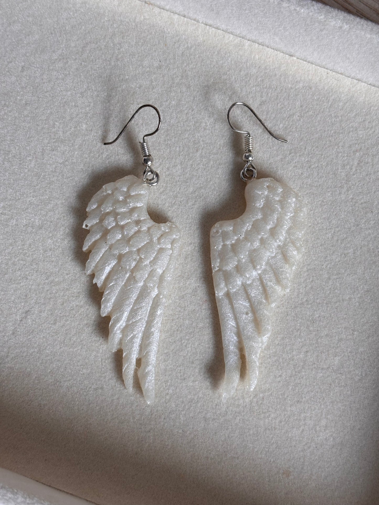Aretes alas de angel