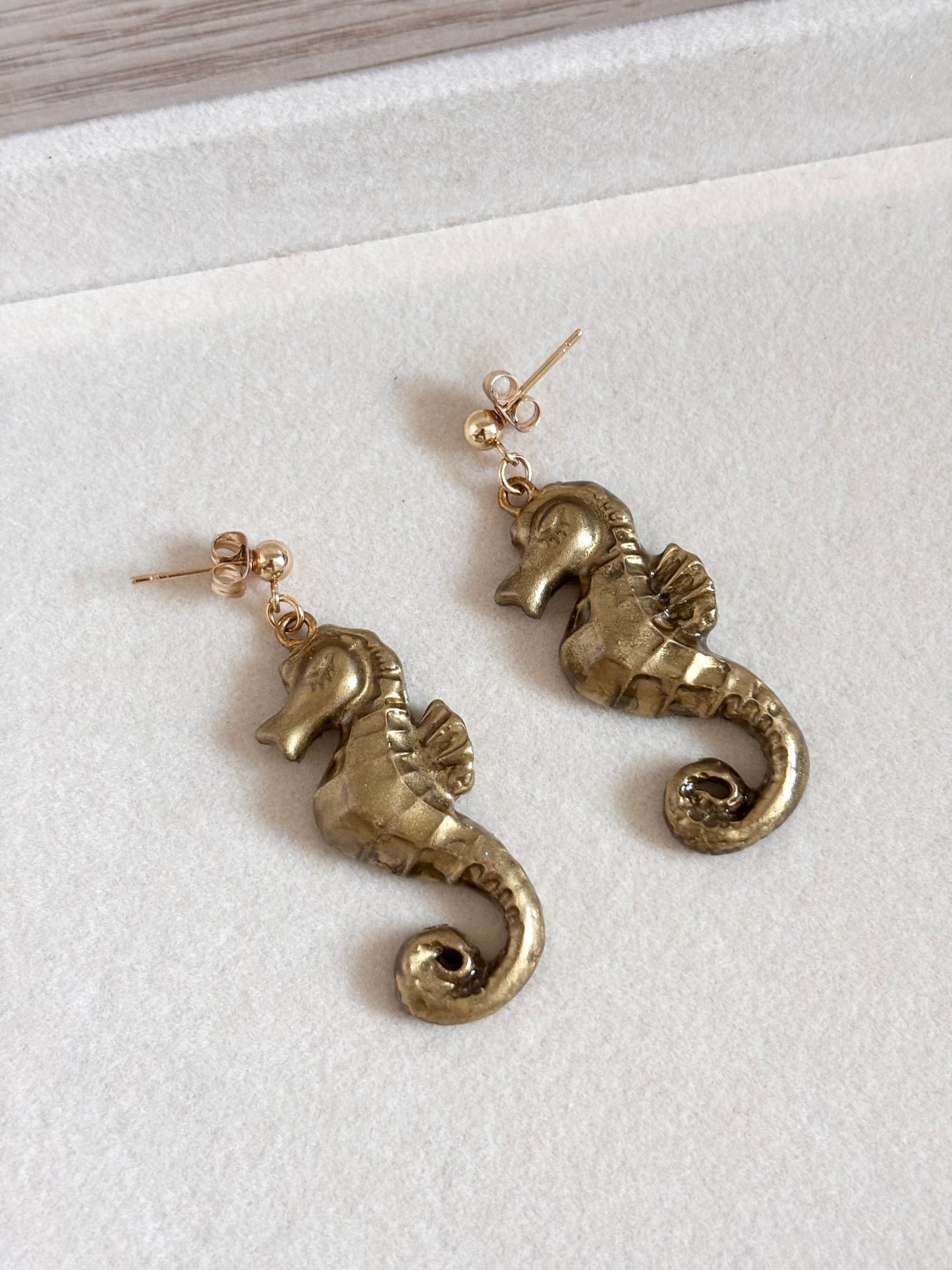 Aretes caballito de mar