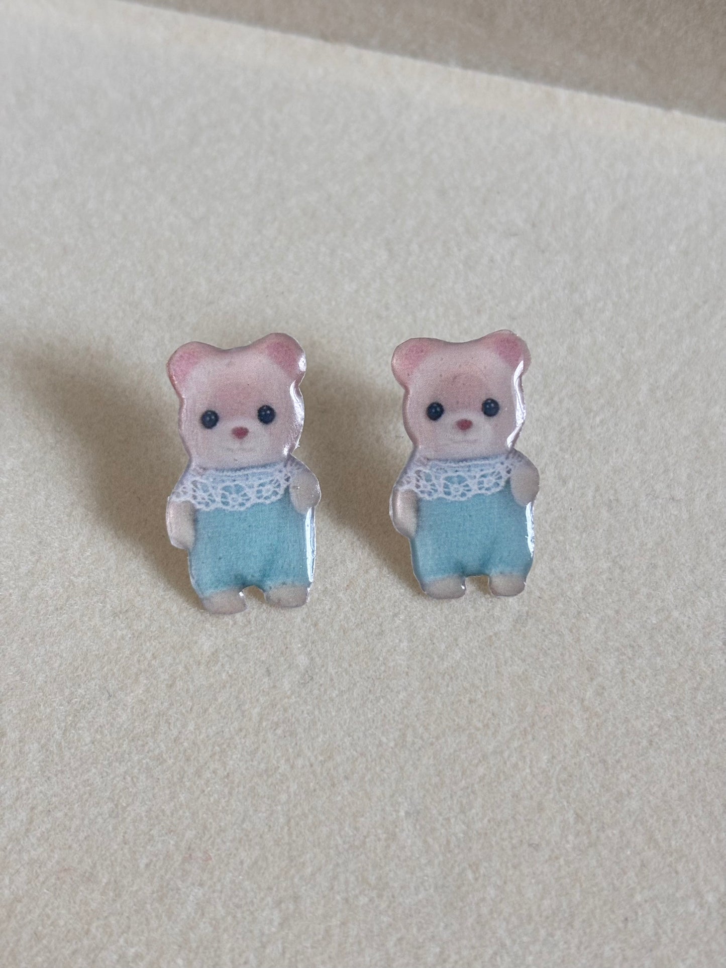 Aretes Osito de Sylvanian Family
