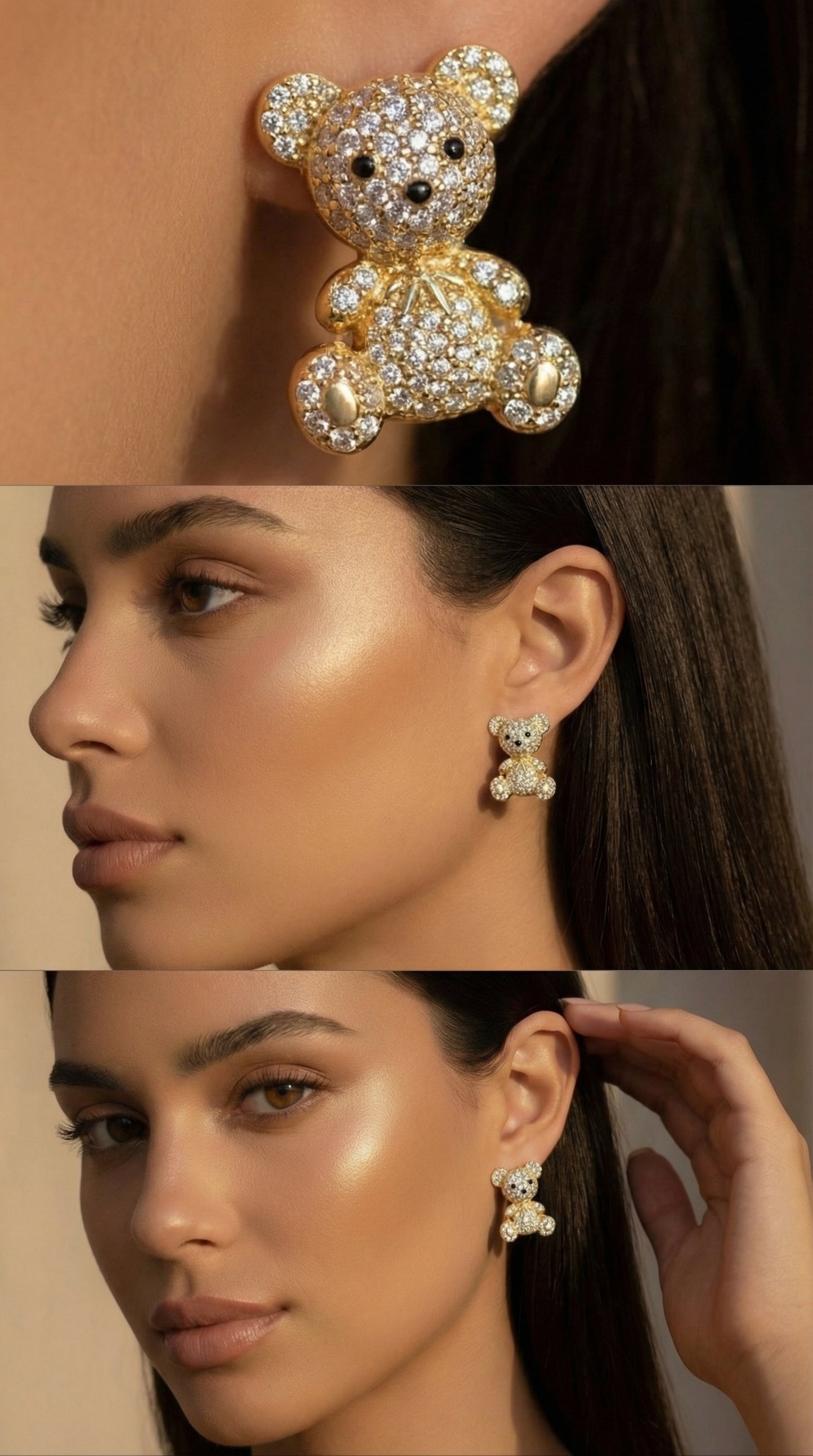 Aretes osito amoroso
