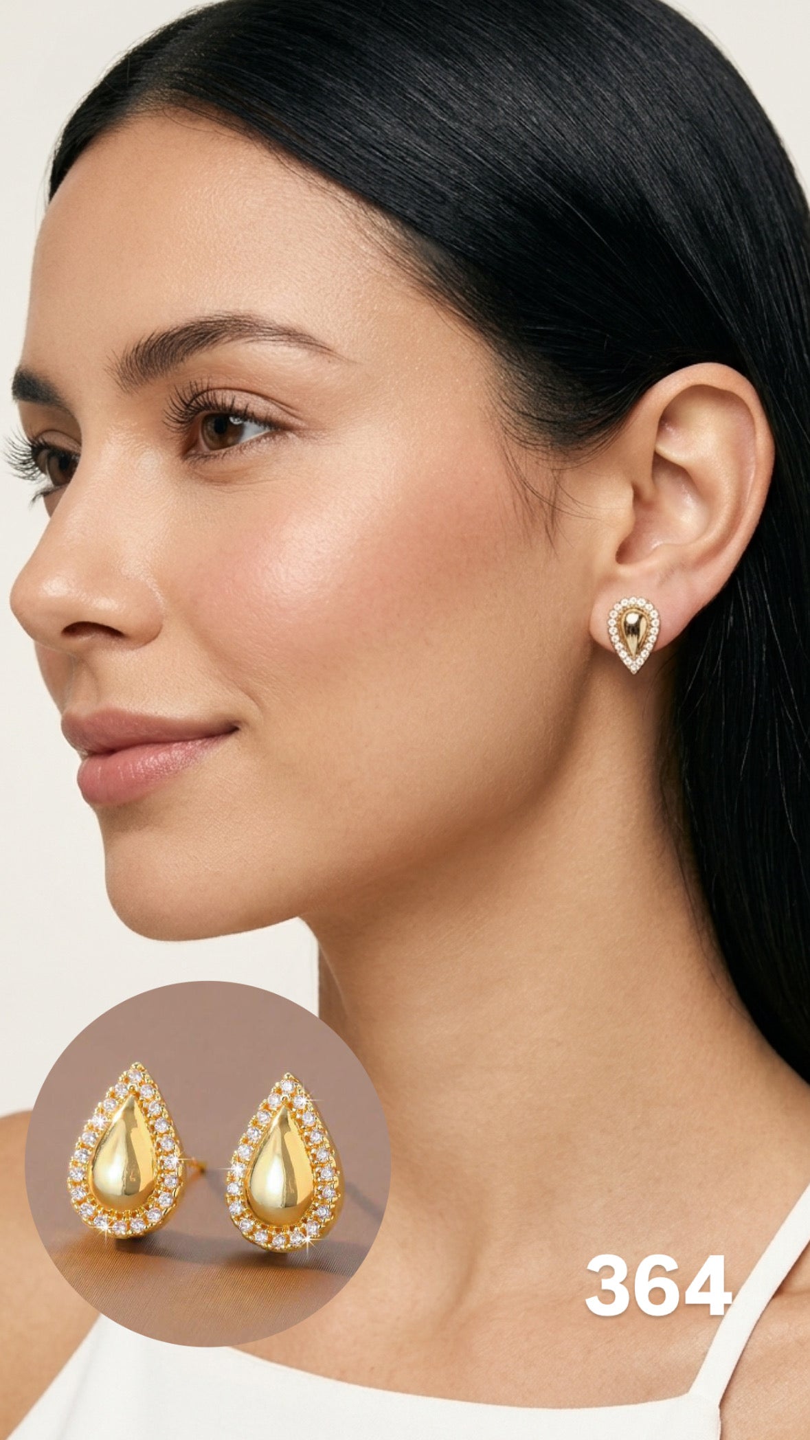 Aretes gota