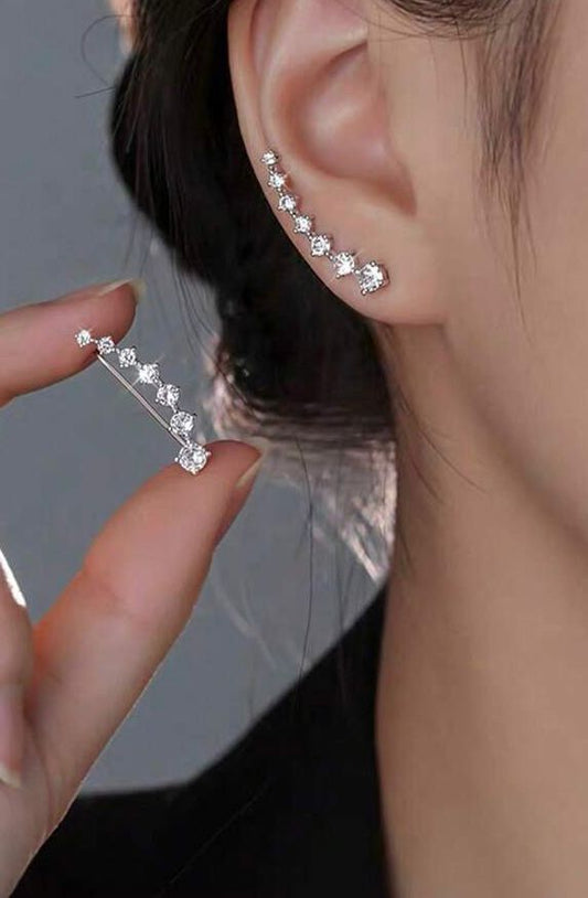 Aretes renacer plateado