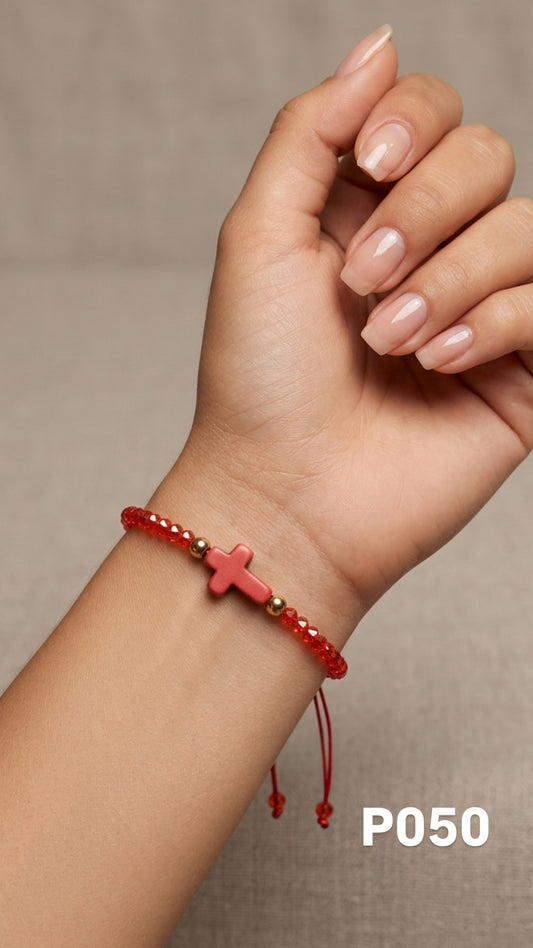 Pulsera Cruz linda