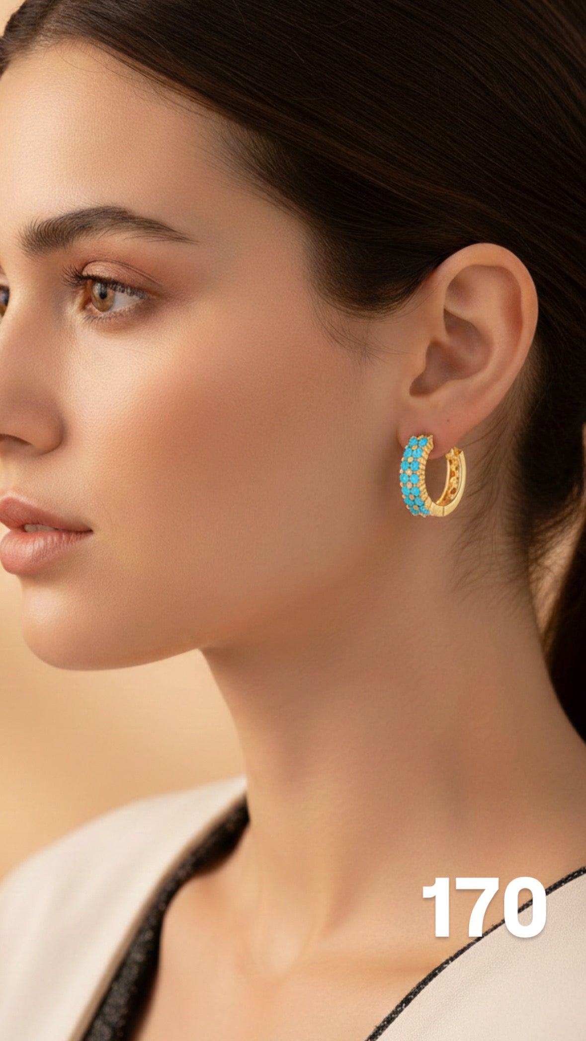 Argollas turquesas