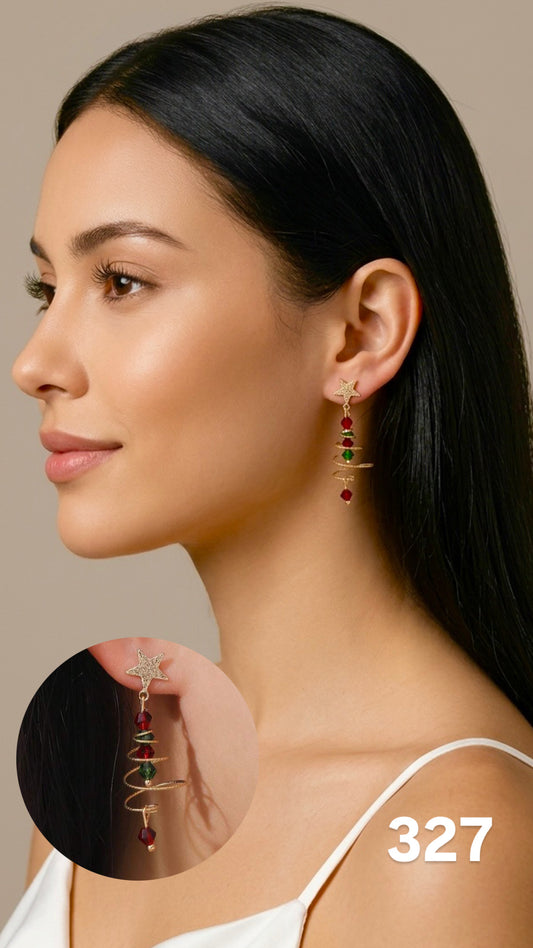 Aretes Arbolito spiral