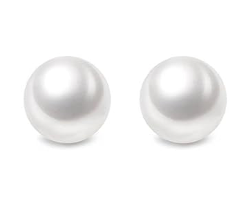 Aretes perlas grande