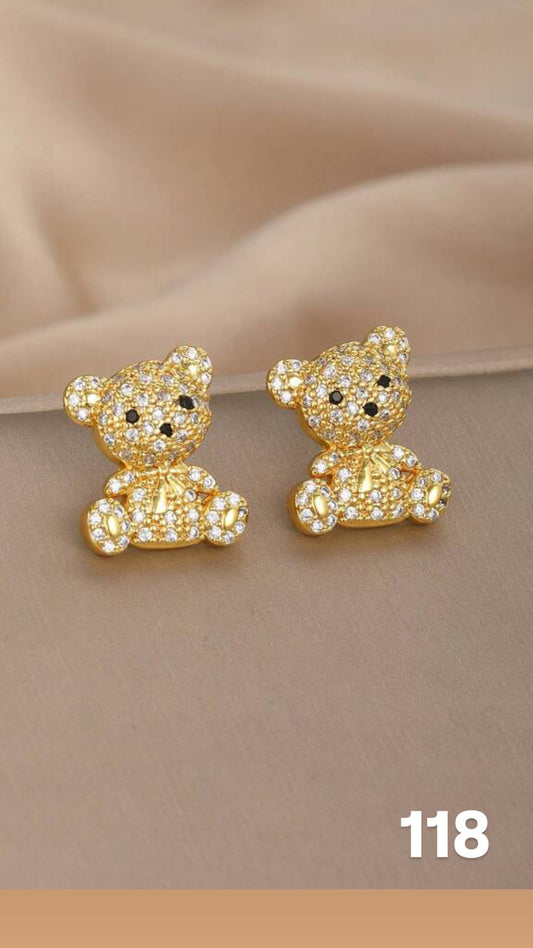 Aretes osito amoroso