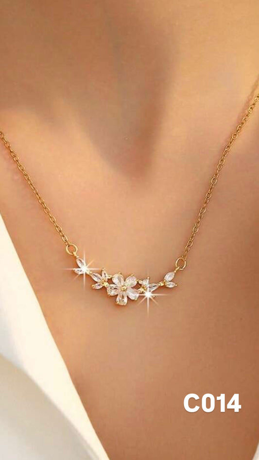 Collar primavera dorada