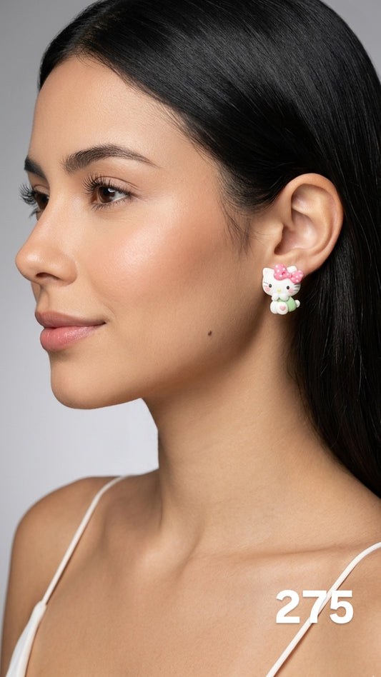 Aretes Hello Kitty