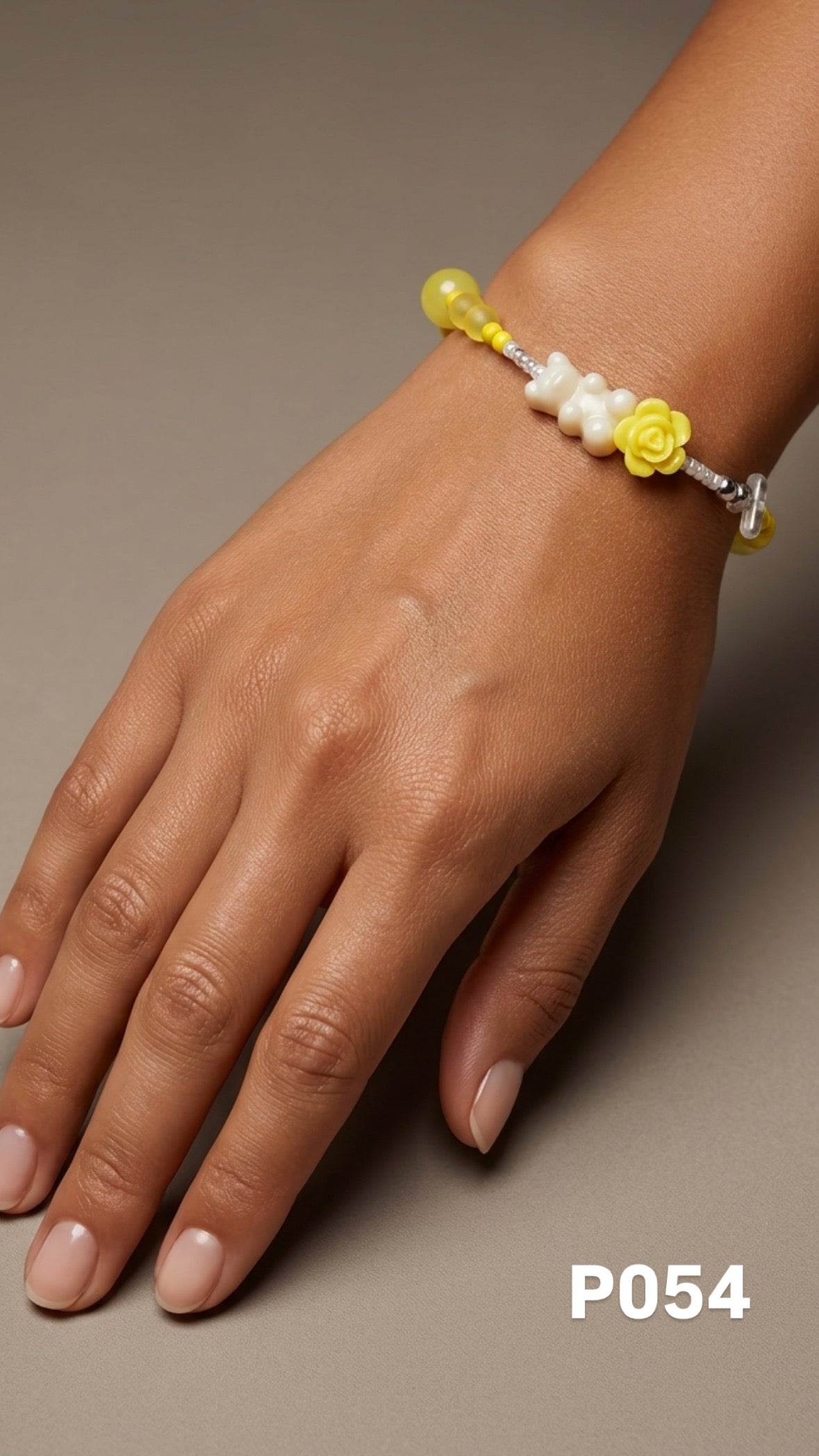 Pulsera osito flor