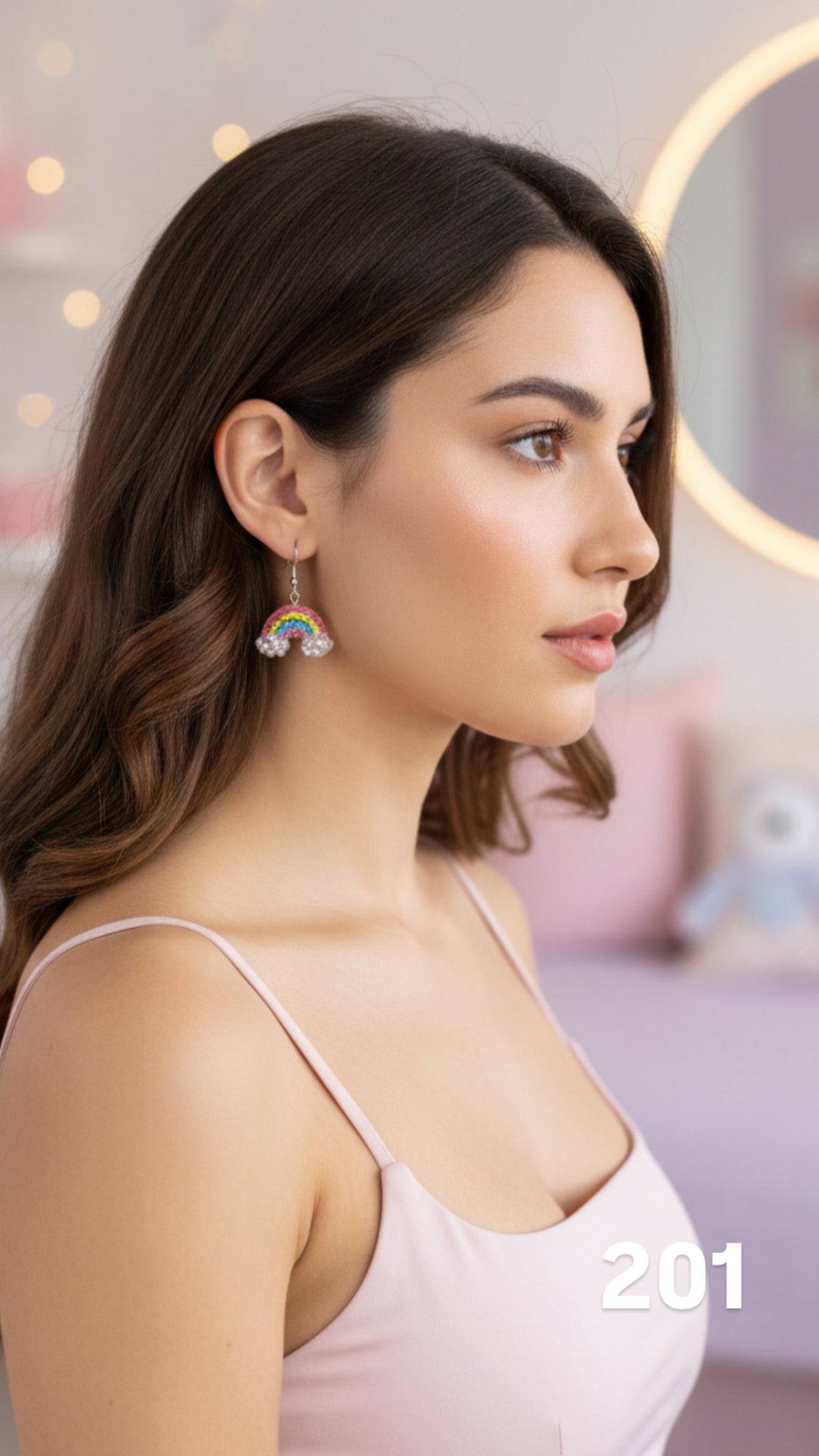 Aretes arcoíris
