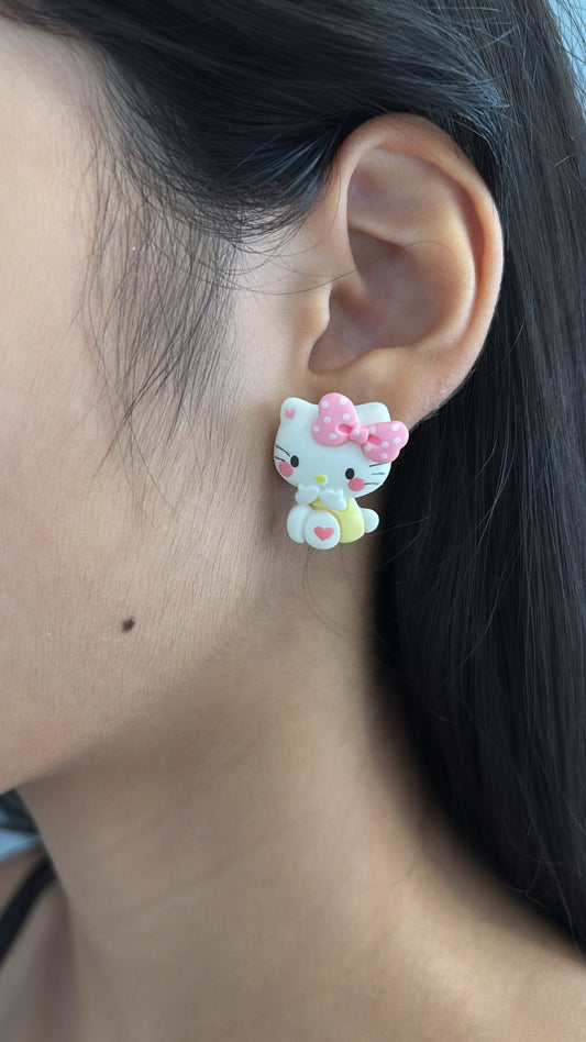 Aretes Hello Kitty