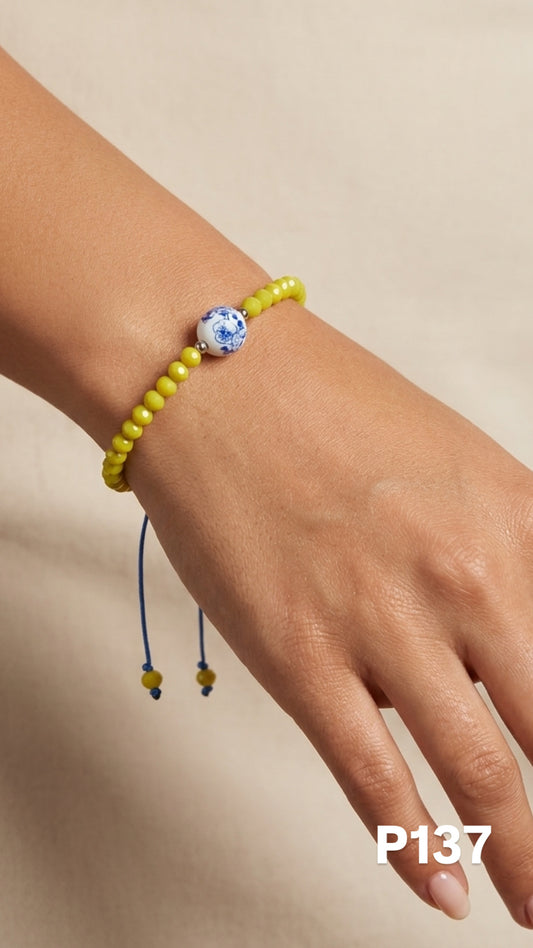 Pulsera monaco amarilla