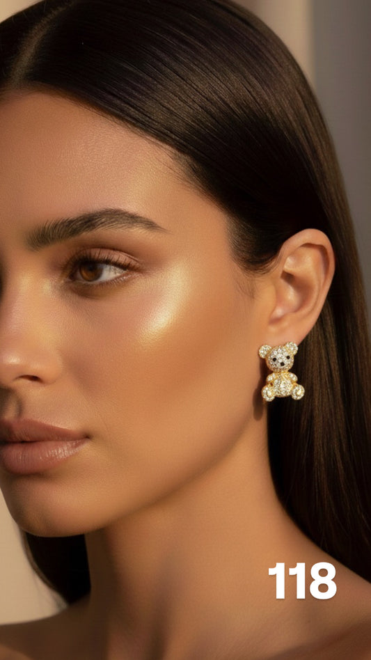 Aretes osito amoroso
