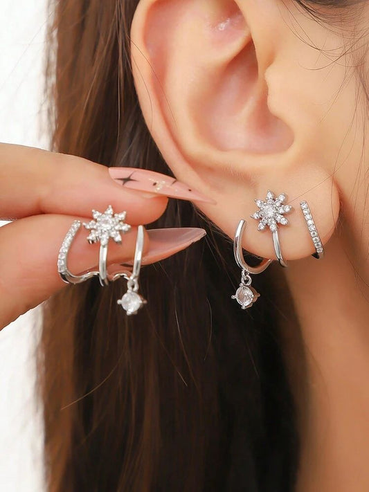 Aretes Despertar plateado