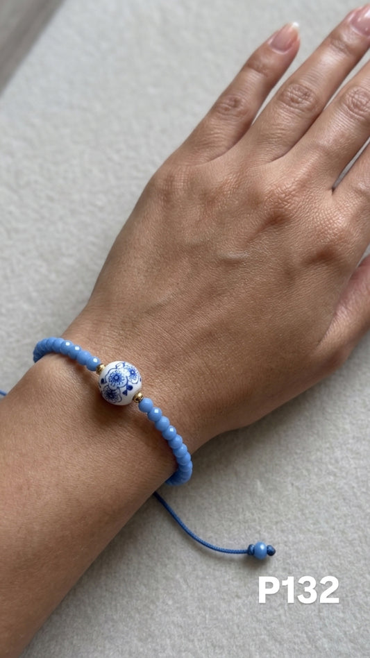 Pulsera monaco celeste