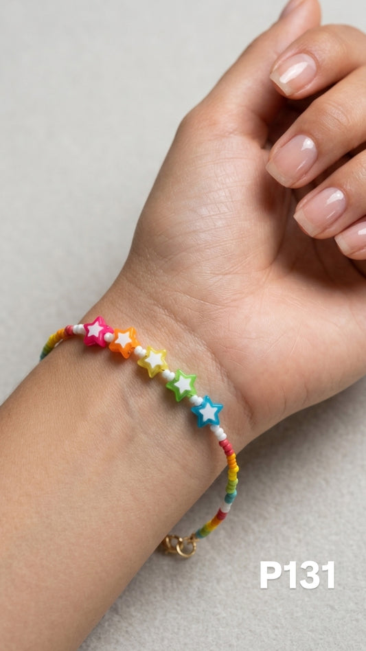 Pulsera estrellas seguidas