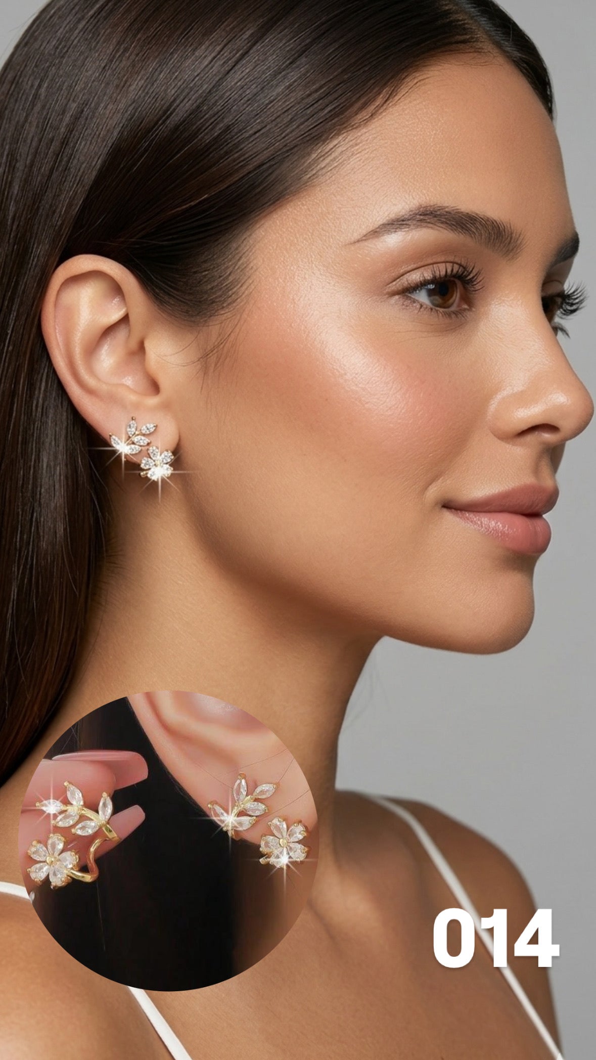 Aretes Primavera dorado