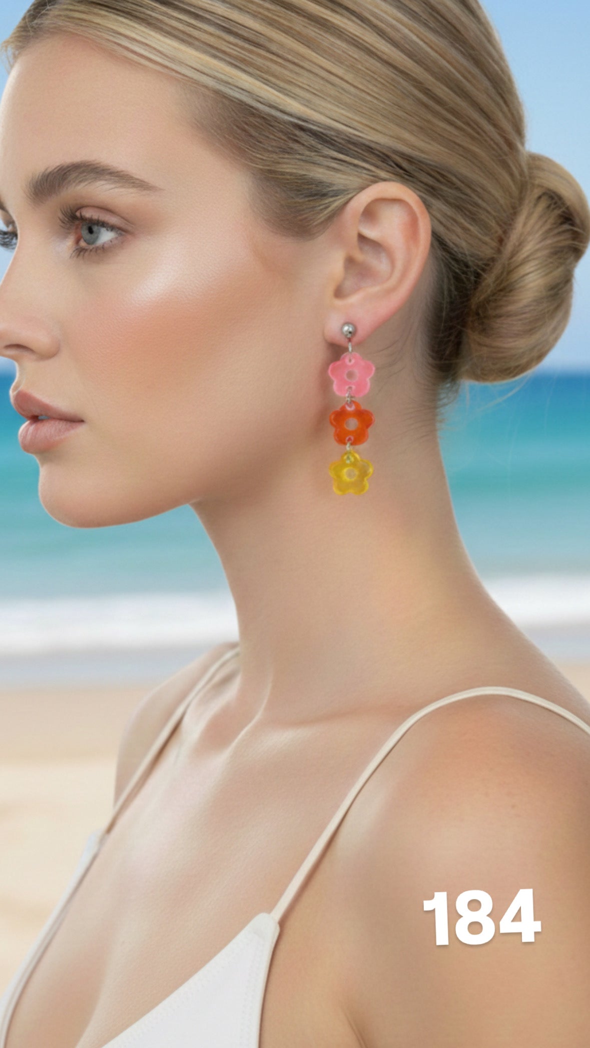 Aretes Bouquet atardecer