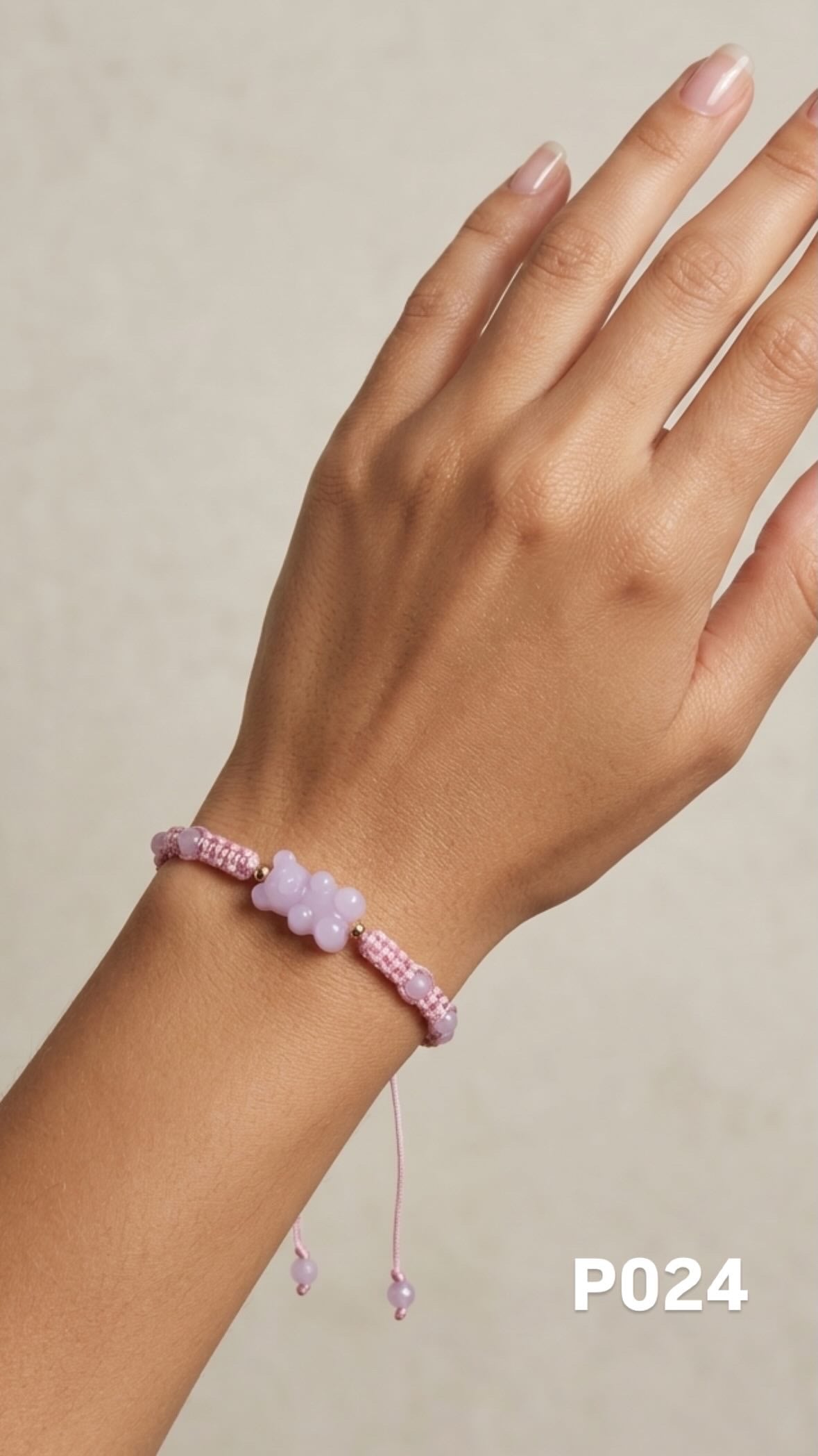 Pulsera osito lila