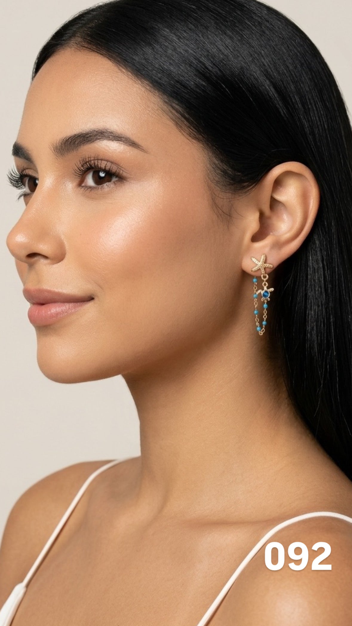 Aretes estrella marina y tortuga