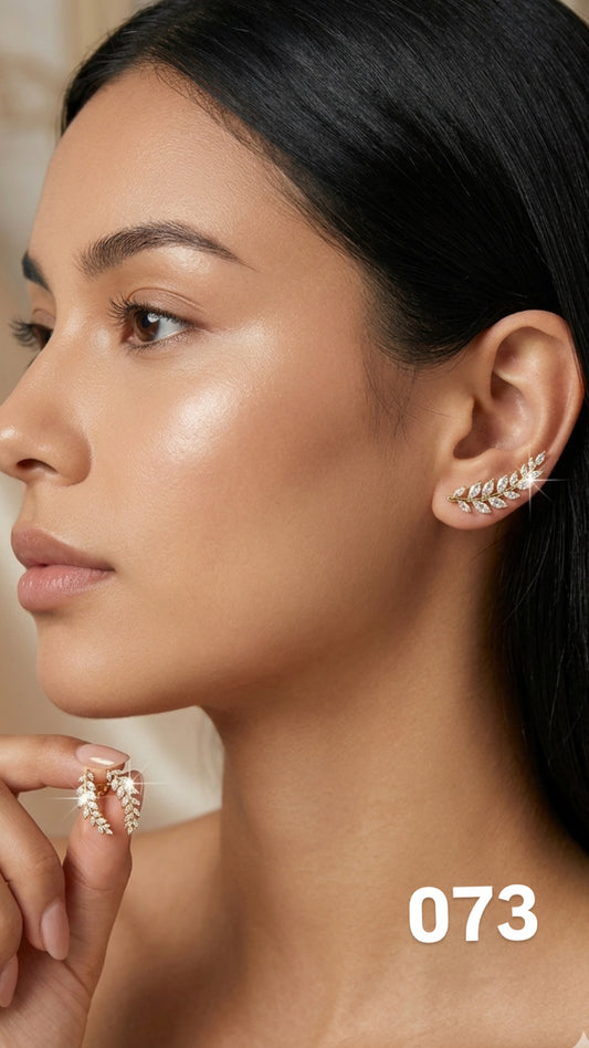 Aretes alborear dorado