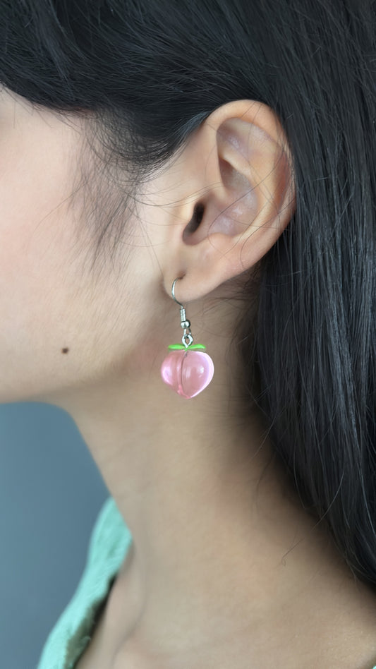 Aretes melocotones