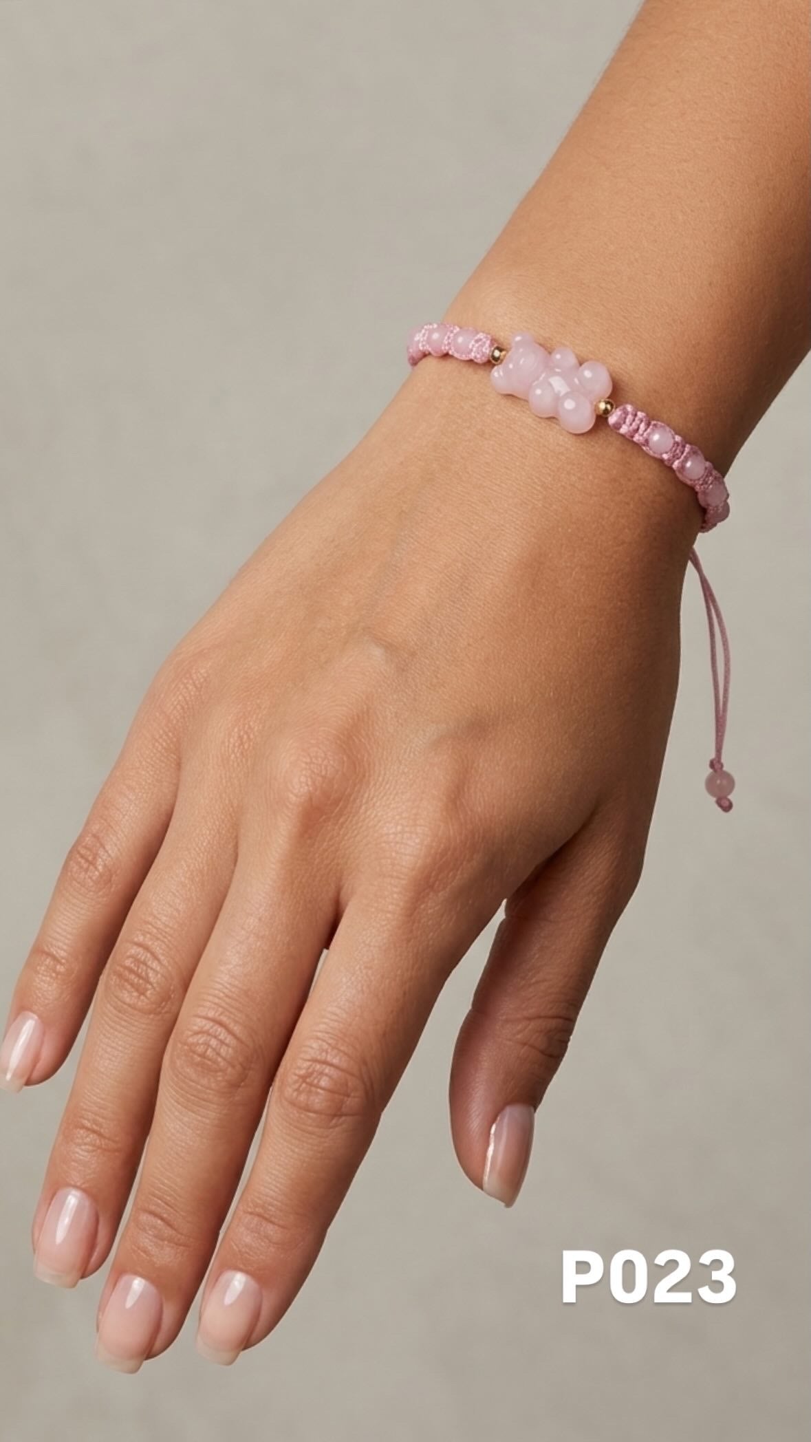 Pulsera osito rosita