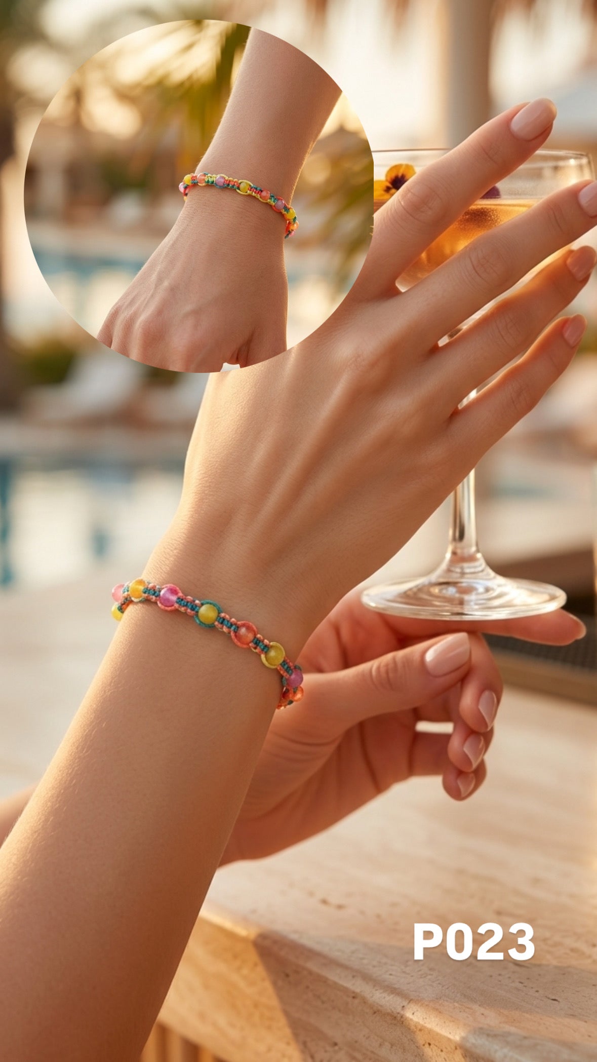 Pulsera colores neón