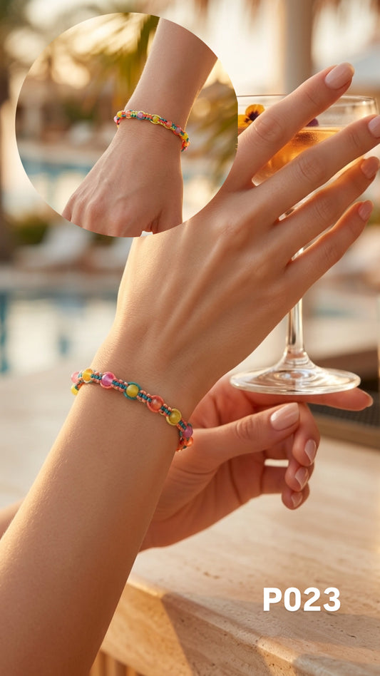 Pulsera colores neón