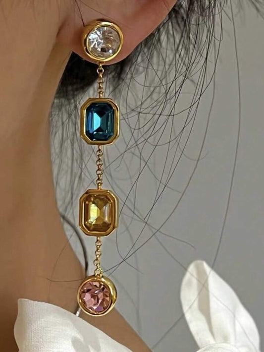 Aretes colores glamoroso