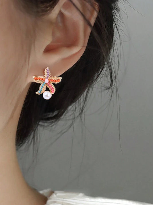 Aretes estrella de mar colores