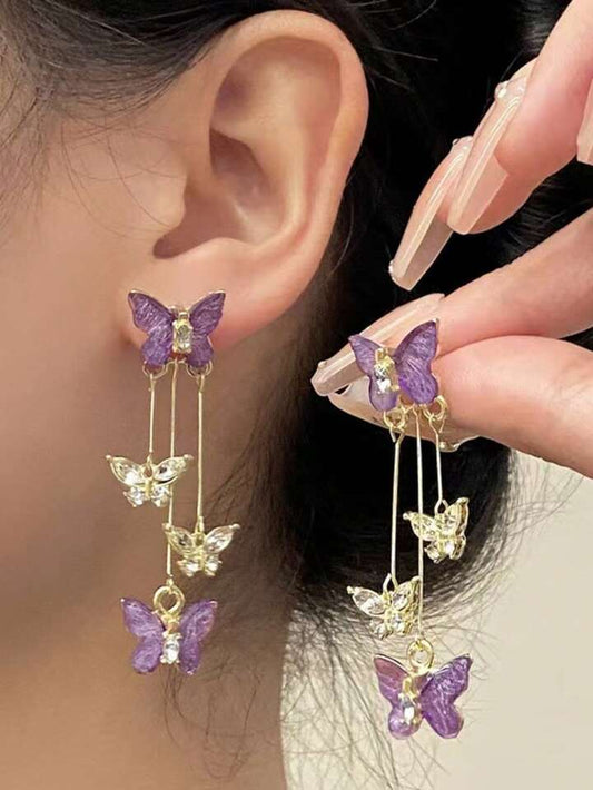Aretes mariposas soñadas