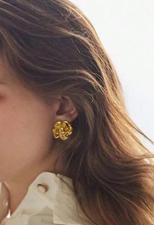 Aretes flor vintage